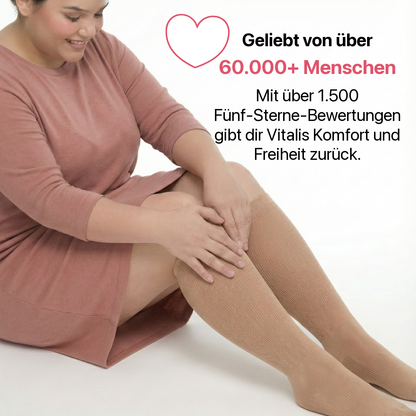 Vitalis™ Kompressionsstrümpfe Bambus (15-20 mmHg)