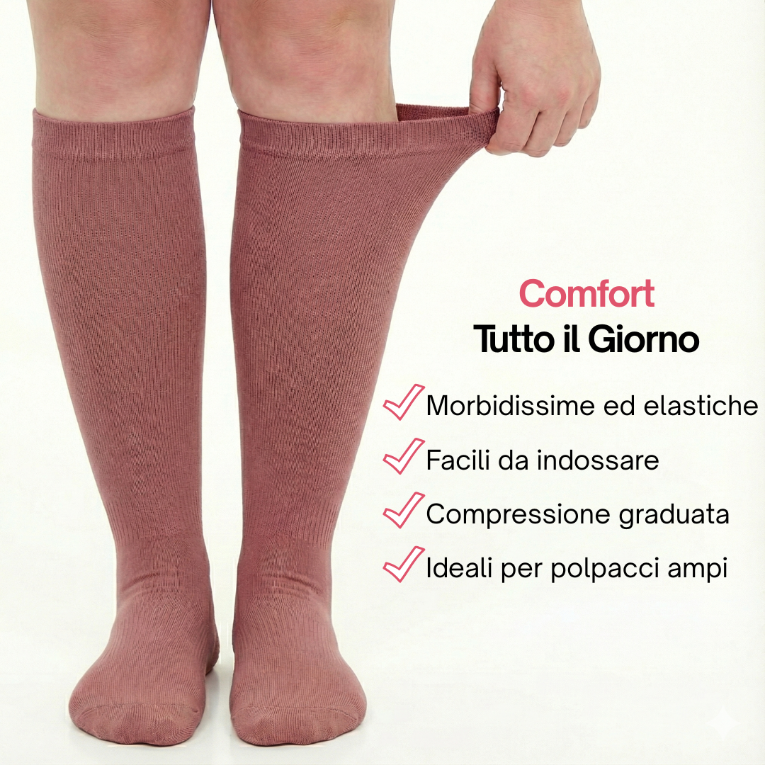 Vitalis™ Calze a compressione Bamboo (15-20 mmHg)