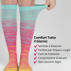 Vitalis™ Compression socks (stripes) (15-20 mmHg)