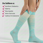 Vitalis™ Compression socks (stripes) (15-20 mmHg)