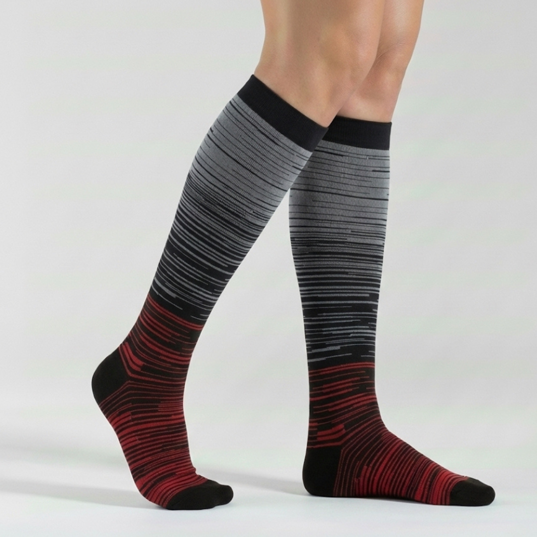 Vitalis™ Compression socks (stripes) (15-20 mmHg)