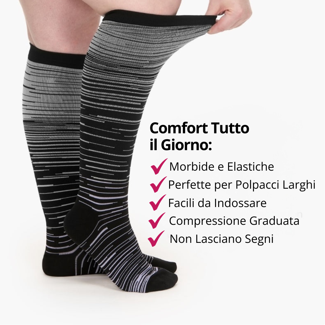 Vitalis Compression socks (stripes) (15-20 mmHg)