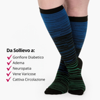 Vitalis Compression socks (stripes) (15-20 mmHg)