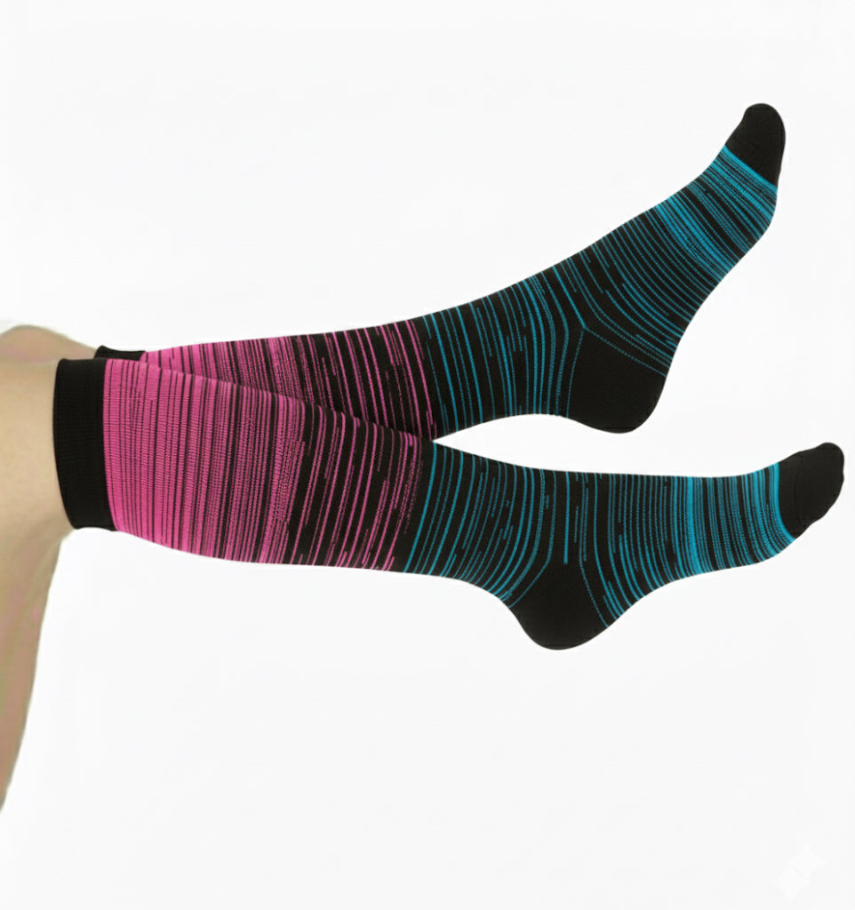 Vitalis Compression socks (stripes) (15-20 mmHg)
