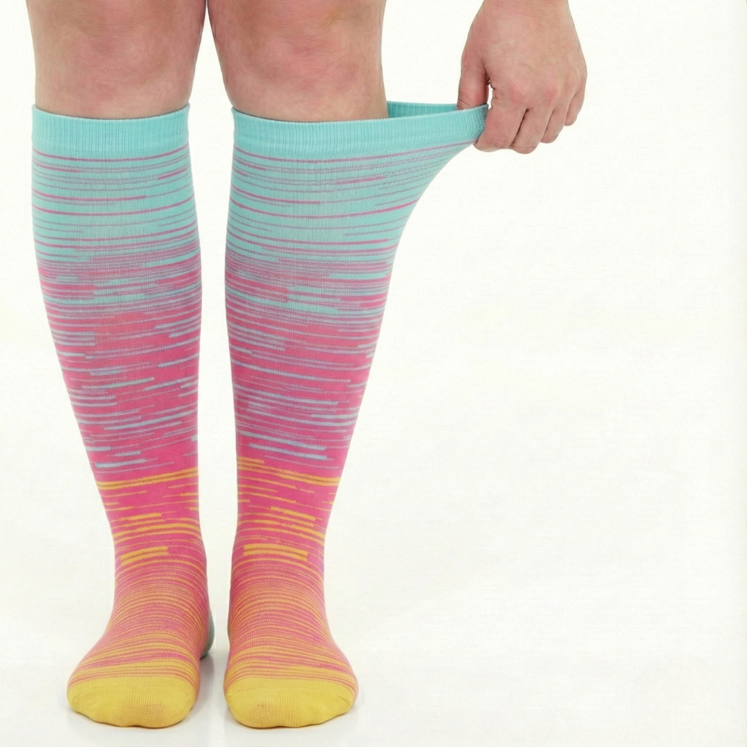 Vitalis™ Compression socks (stripes) (15-20 mmHg)