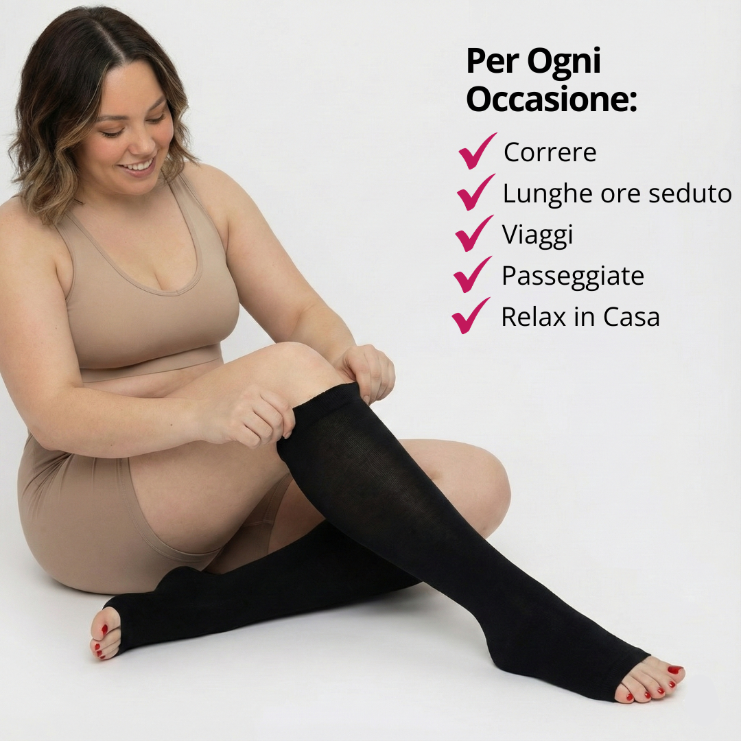Vitalis™ Compression socks (Toeless) (15-20 mmHg)