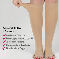 Vitalis™ Compression socks (Toeless) (15-20 mmHg)