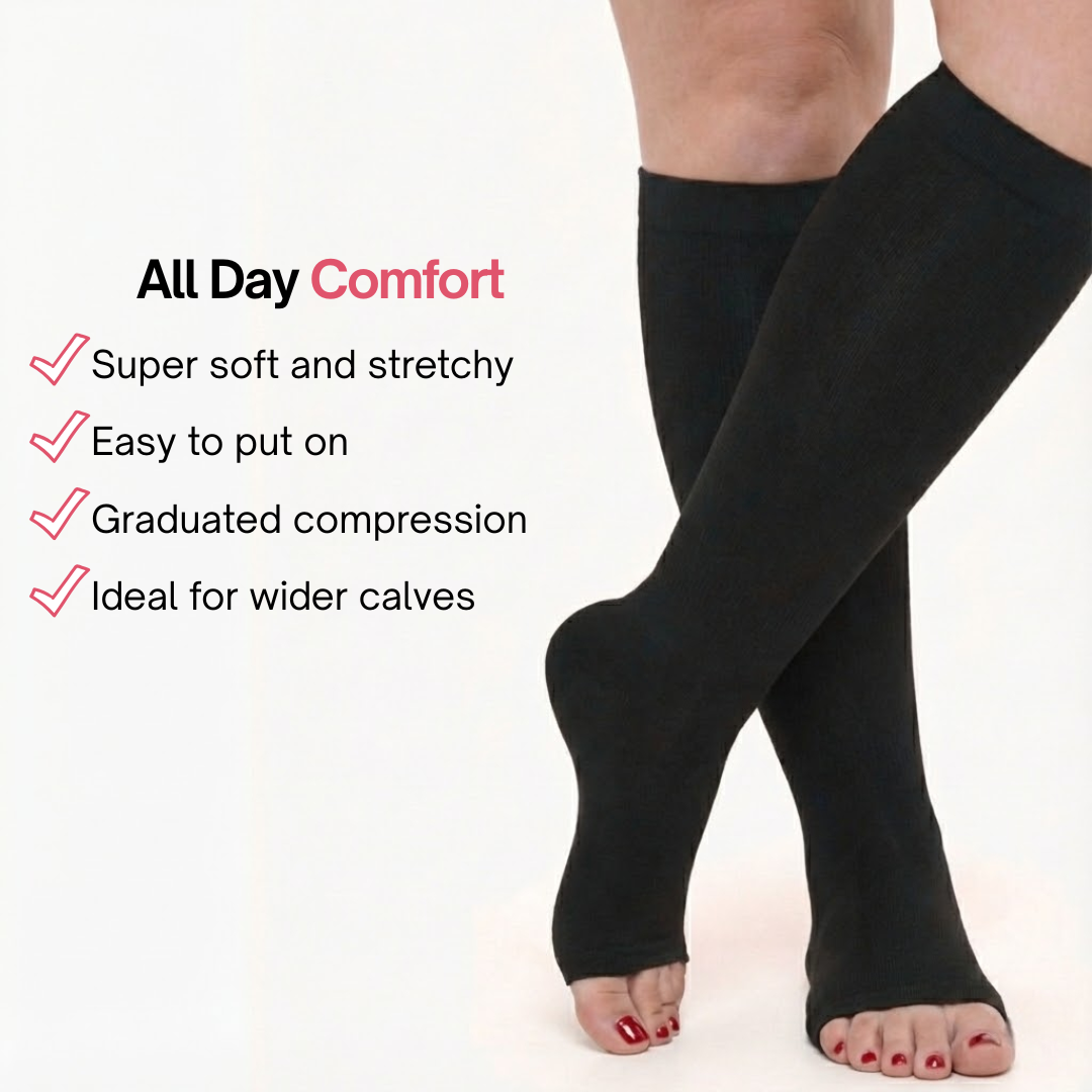 Vitalis™ Compression socks (Toeless) (15-20 mmHg)