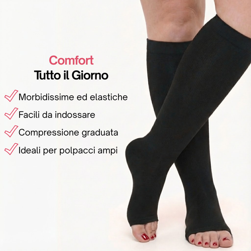 Vitalis™ Compression socks (Toeless) (15-20 mmHg)