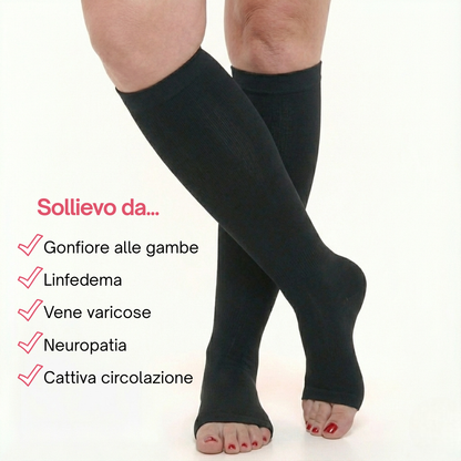 Vitalis™ Compression socks (Toeless) (15-20 mmHg)