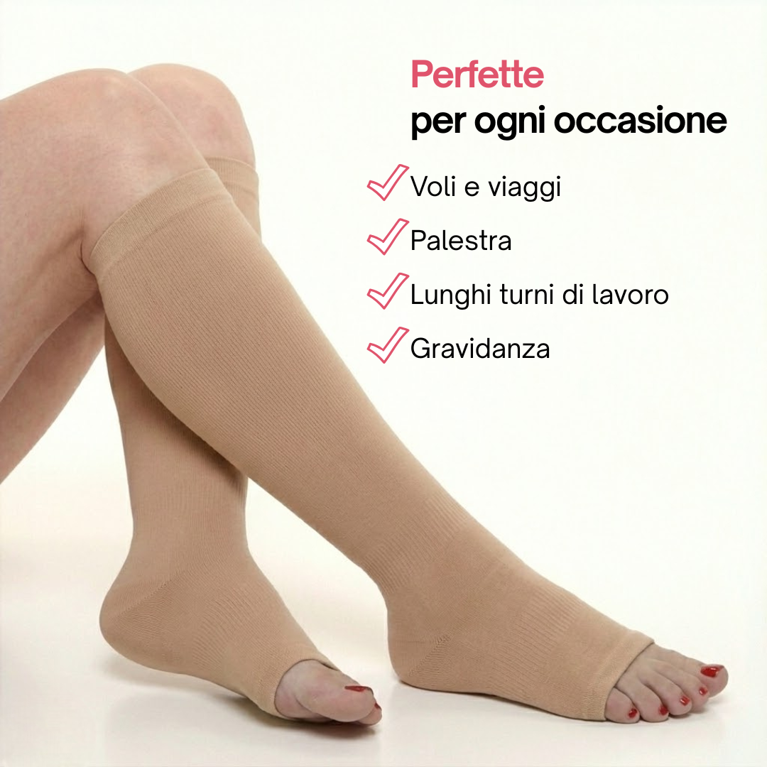 Vitalis™ Compression socks (Toeless) (15-20 mmHg)